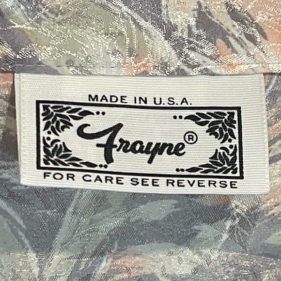 Vintage Silky Texture 3/4 Sleeve Blouse Size XL - Picture 2 of 7